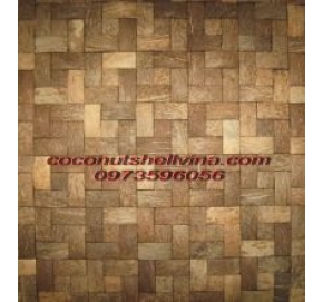Gạch gáo dừa  ốp tường nghệ thuật  Mã số NH-D02