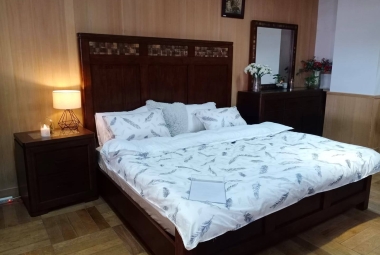 Giường  ốp gáo dừa 