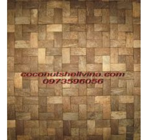 Gạch gáo dừa  ốp tường nghệ thuật  Mã số NH-D02