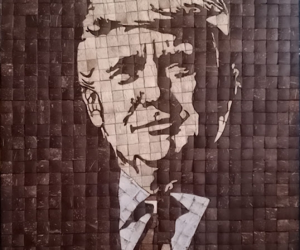 Tranh gáo dừa ngài Donald Trump