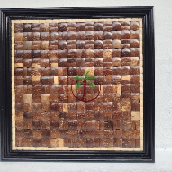 Tranh Mosaic Gáo Dừa Trang Trí Cao Cấp Mã NH-D13