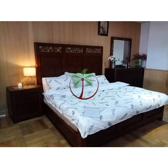 Bộ phòng ngủ ốp gáo dừa